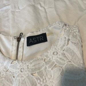 Astr the label white lace dress